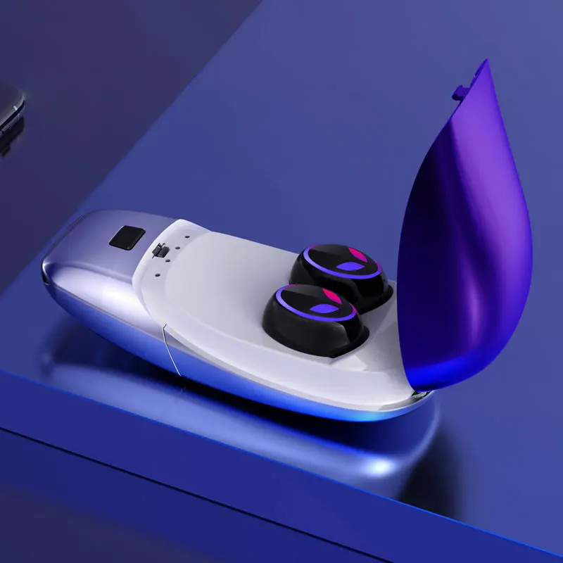 

TWS Bluetooth Headphone 5.0 Wireless Earbuds HIFI 6D Stereo Handsfree Control Noise Cancelling Earphone Gaming Headset for phone