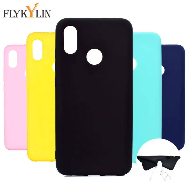 

Silicone Case on for Fundas Huawei Y6 2019 Case Candy Color Cover For Coque Huawei Y6 Prime 2019 Soft TPU Phone Cases Capa Shell