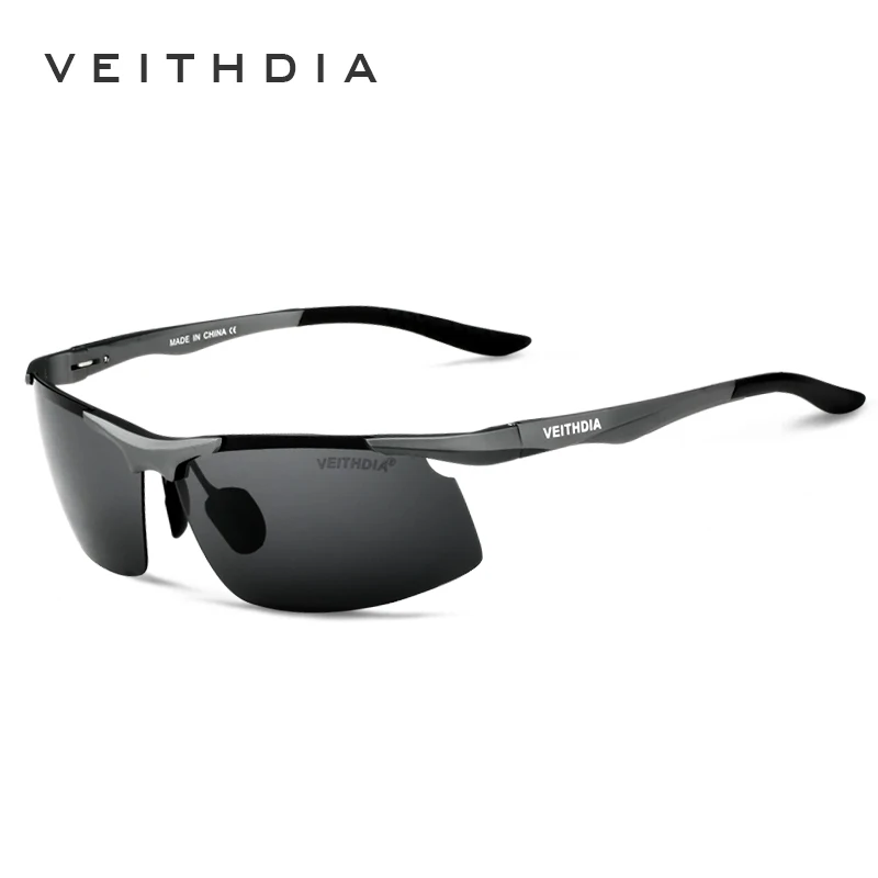 VEITHDIA Новое поступление солнцезащитные очки мужские Поляризованные с оригинальной коробкой солнцезащитные очки аксессуары Oculos de Sol Masculino 6535