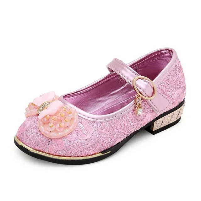 2019 new girls princess shoes rhinestone breathable pink school shoes ...