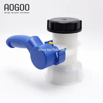 

IBC Tank Garden Hose adapter Inlet 75mm DN65 To Outlet Male 2Inch DN50 Butterfly Valve