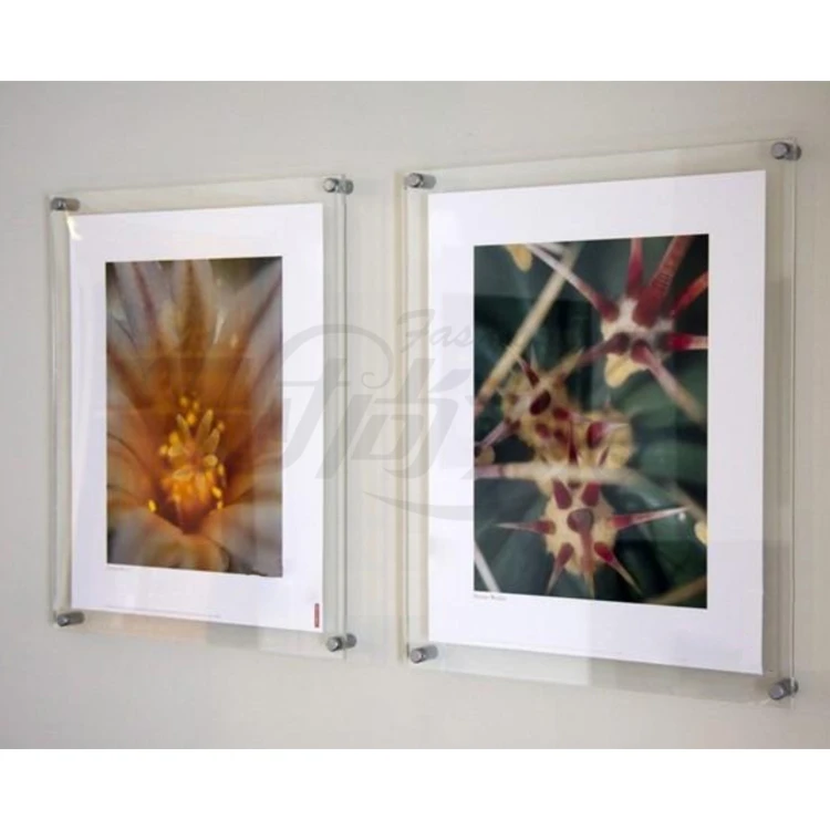 Wall mount A4 akrilik Plexiglass frame 