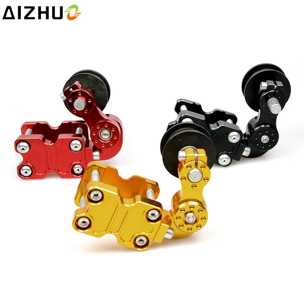 Motorcycle Accessories Chain Adjustable Tensioner Roller for YAMAHA XP 500 XP 530 FZ8 FZ6R HONDA SUZUKI DUCATI BMW KAWASAKI
