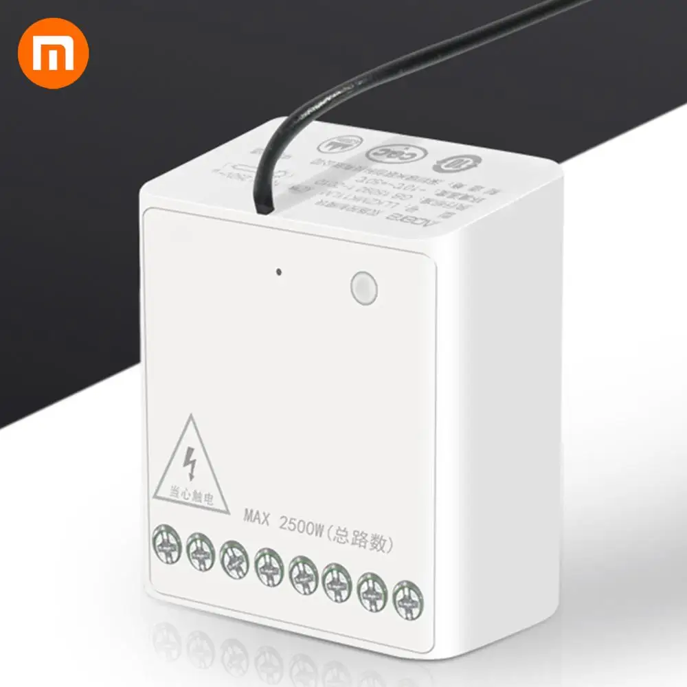 

Hot In Stock Xiaomi Mijia Aqara Relay Module Two-way Control Double Channels AC Motor Wireless Controller Smart Home