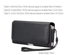 Horizontal Man Strap Belt Clip Dual Mobile Phone Leather Case Card Pouch For Lenovo Vibe X2 S580 S850 A859 S650 A6000 A5000 P70