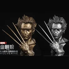 1:6 X-men статуя Росомаха бюст голова портрет GK смола фигурка Коллекционная модель игрушки 30 см