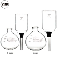 YRP Coffee Syphon Pot Accessories TCA-3/5cup High Quality Glass Siphon Vacuum Pot Coffee Maker Parts Replace Coffee Filter Tools YRP Coffee Syphon Pot Accessories TCA-3/5cup High Quality Glass Siphon Vacuum Pot Coffee Maker Parts Replace Coffee Filter Tools