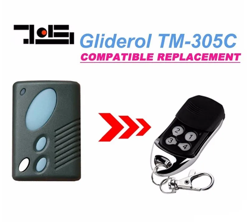 

2pcs Gliderol TM-305C garage door replacement remote control