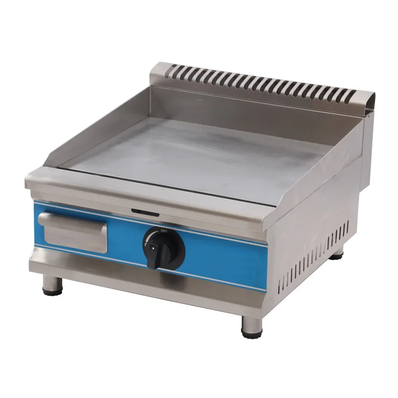 Commercial Counter Top Stainless Steel LPG Gas Griddle_Gas Griddle_ Gas