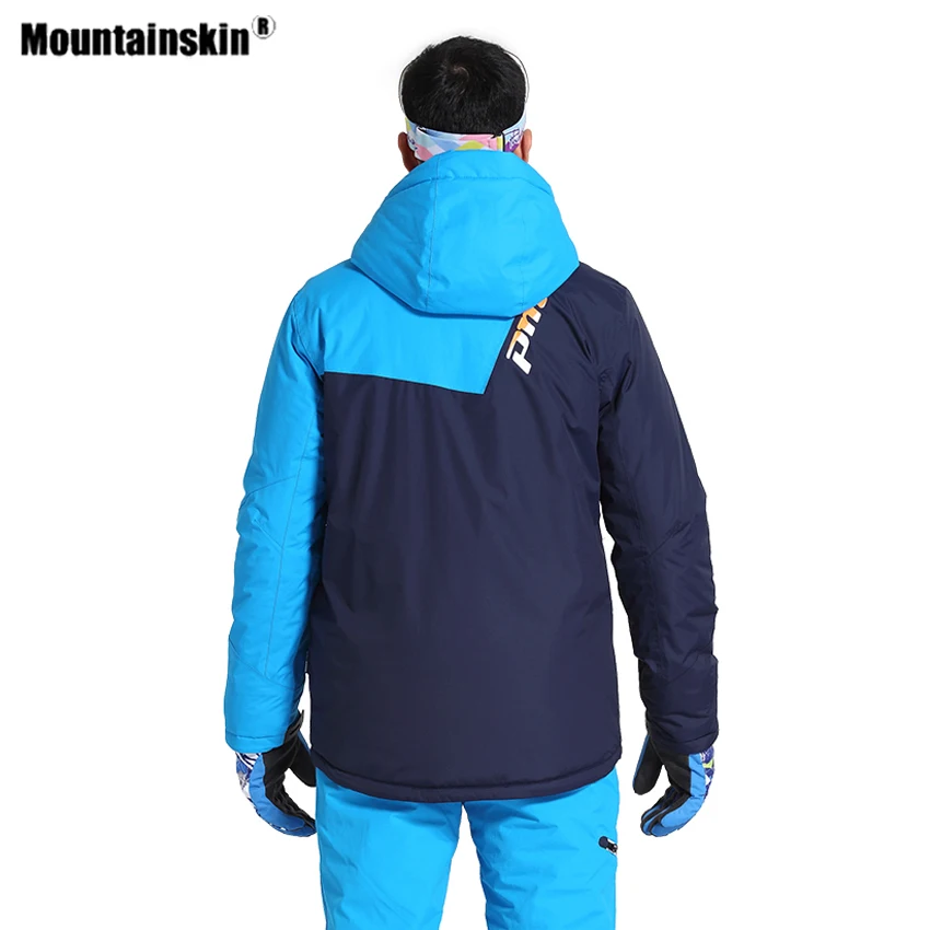 Мужская зимняя флисовая куртка Mountainskin теплая уличная спортивная для катания на