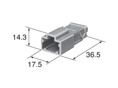 Жгут электропроводов разъем проводки 3 Pin Мужской Sumitomo HD 090 не герметичный 6098-0242
