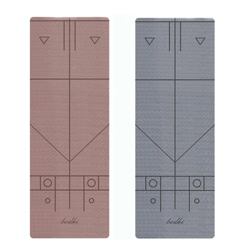 

4 Colors Non-slip TPE Yoga Mat 4mm Fitness Mat for Fitness Alignment Yoga Sport Mat Gymnastics Slimming Mats Balance Pad Pilates