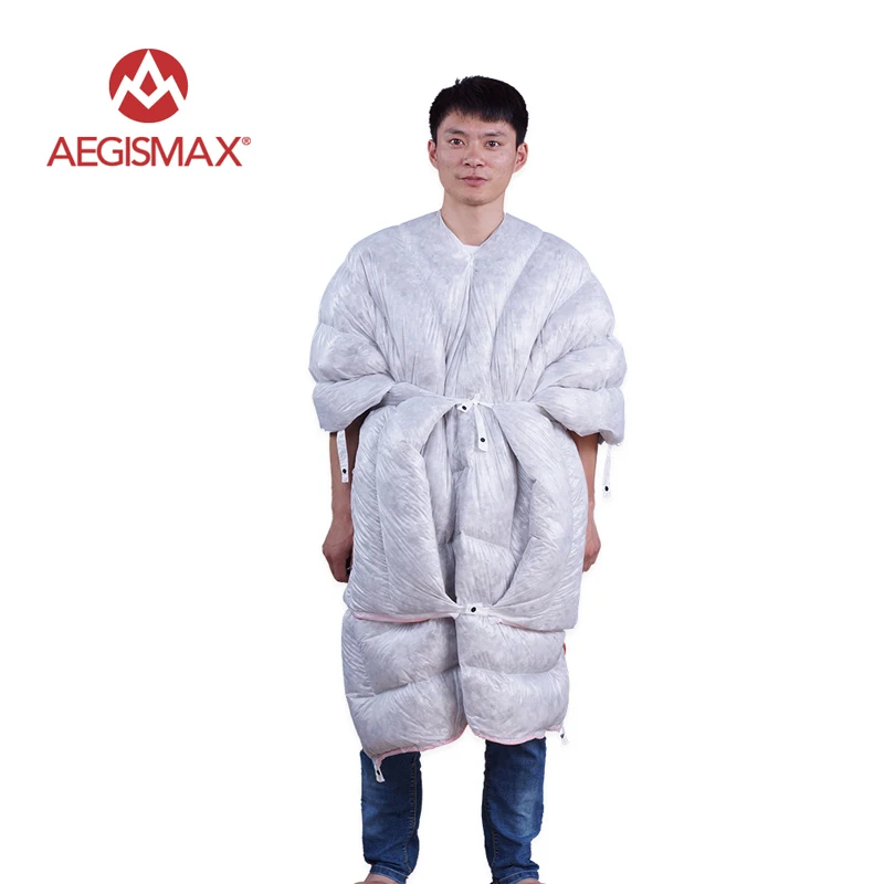 Us 122 43 30 Off Aegismax Tiny 32 Degee 850fp Goose Down Sleeping Bag Outdoor Camping Ultralight Full Body Bags With Compression Sack In