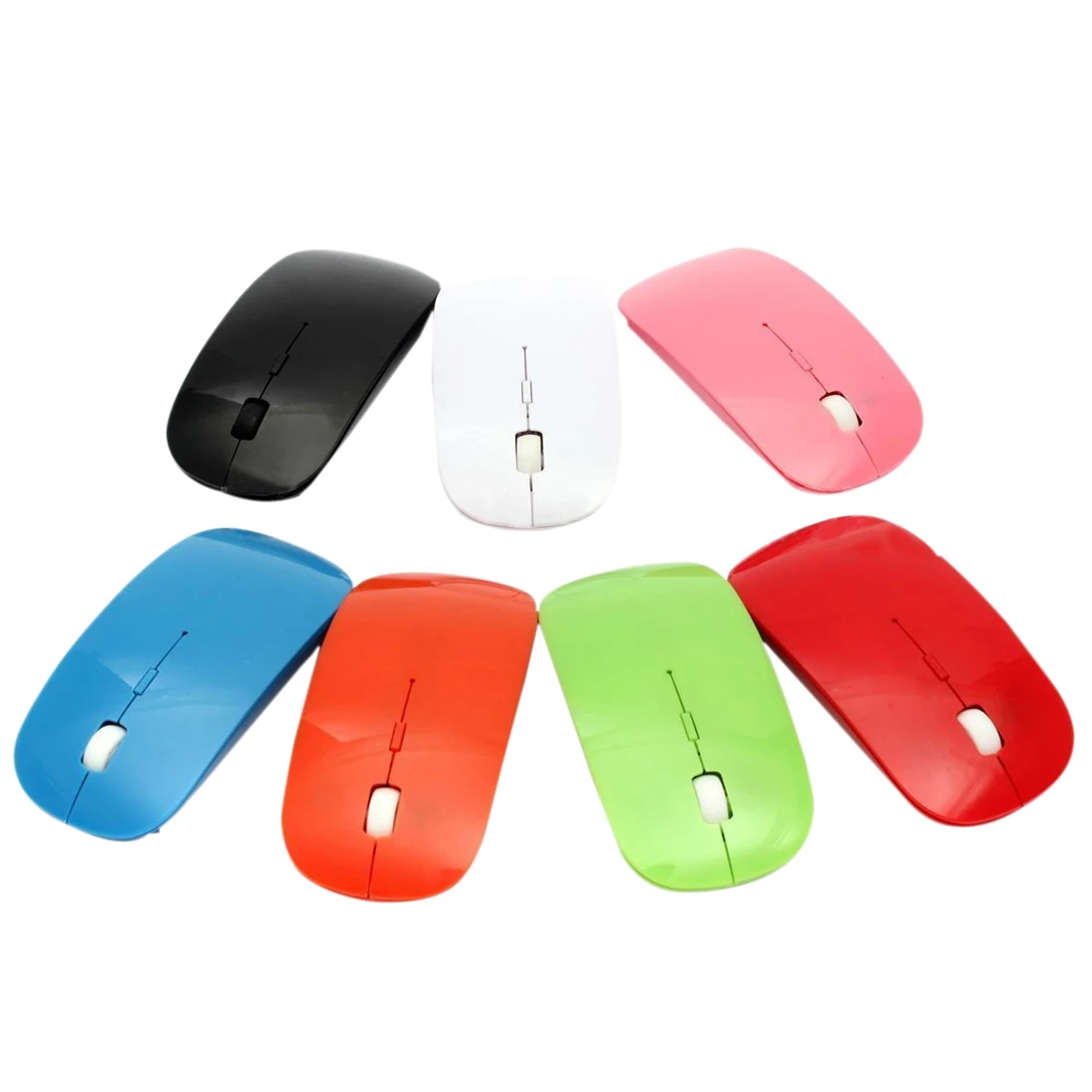 Promotion 2.4GHz Slim Optical Wireless Mouse Mice USB Receiver For
