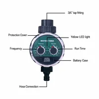 Misting Ball Valve Seconds Watering Timer Automatic Electronic Water Timer Home Garden Controller #21025M2 2