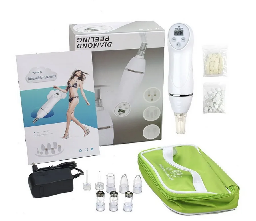 10 компл. 100 В-240 В Microder машины Красота устройства кожи diamond Peel угорь очиститель дермабразия лица инструмент