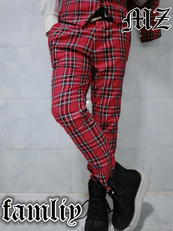 Pantanones De Cuadros Escoceses Para Hombres