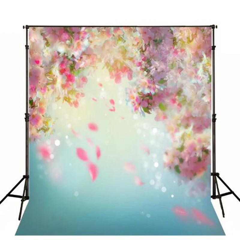 

Photography backdrops Scattered scenery pink flowers blur photo background newborn baby Photo Studio photo call MR-1455