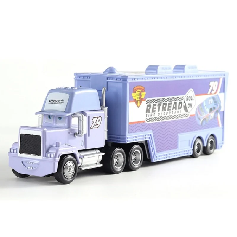 Тачки disney Pixar тачки Mack Uncle № 101 Tach O Mint Racer's Truck литая игрушка автомобиль свободный 1:55 в disney Cars3