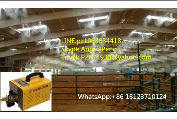 4L/Min Fog Machine High Pressure Foggy System Anti-Drip Misting Nozzle Outdoor Cooling Water for Pig facility | Дом и сад
