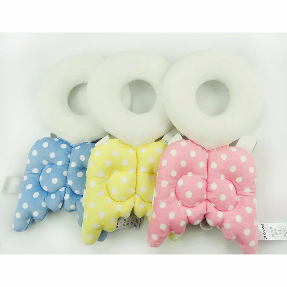 

Baby Head protection pad Toddler headrest pillow baby neck Cute wings nursing drop resistance cushion baby protect Hot Sale