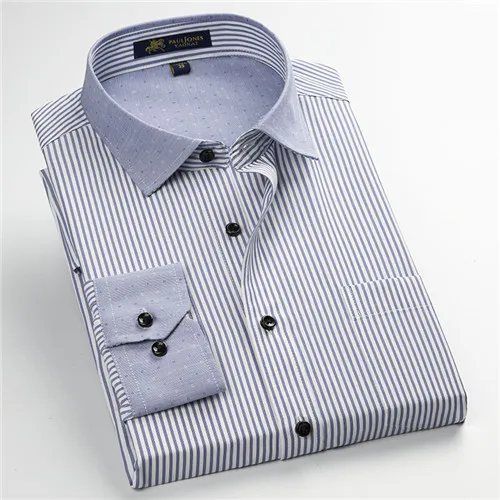 Unisplendor мужская повседневная клетчатая рубашка с длинным рукавом, деловая рубашка, мужская приталенная рубашка размера плюс S-4XL YN904 - Цвет: 5733