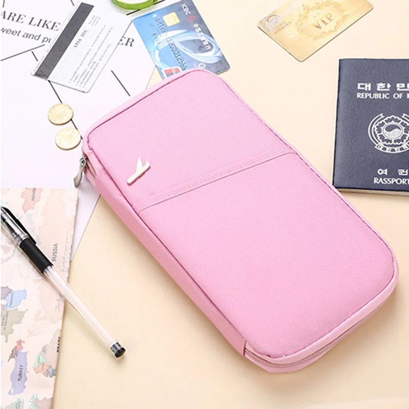 Passport Cover Travel Credit ID Card Holder Cover Money Wallet Document Organizer Men Women Multifunction Passport Bag PC0050 (7)