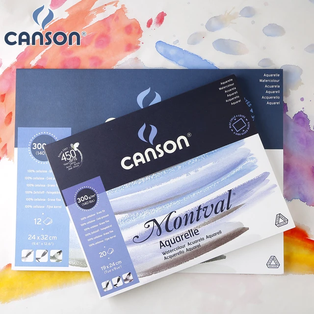 Canson Xl Mix-media Pad 300g/m2 8k 16k 25 Sheets Papers Multi-technique For  Acrylic Watercolour Pencil Pastel - Drawing Paper - AliExpress