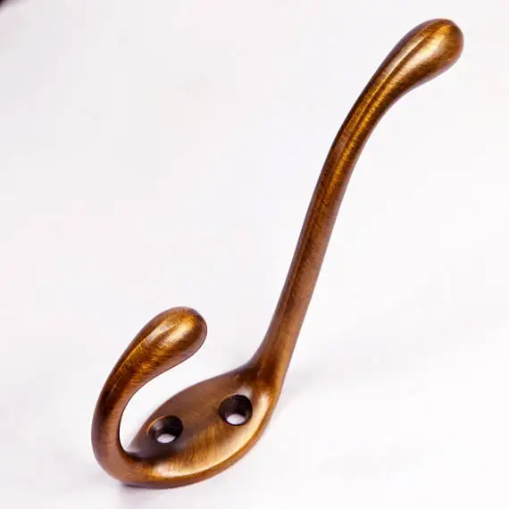 Antique Brass Wall Hooks Coat Hangers Bathroom Towel Hook Hat Coat