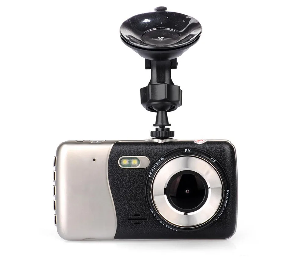 Mini Car DVR H801B With Rear View Camera Dual Lens Dash Cam 4 Inch Full HD 1080P+720P WDR Video Recorder Portable Camcorders-14