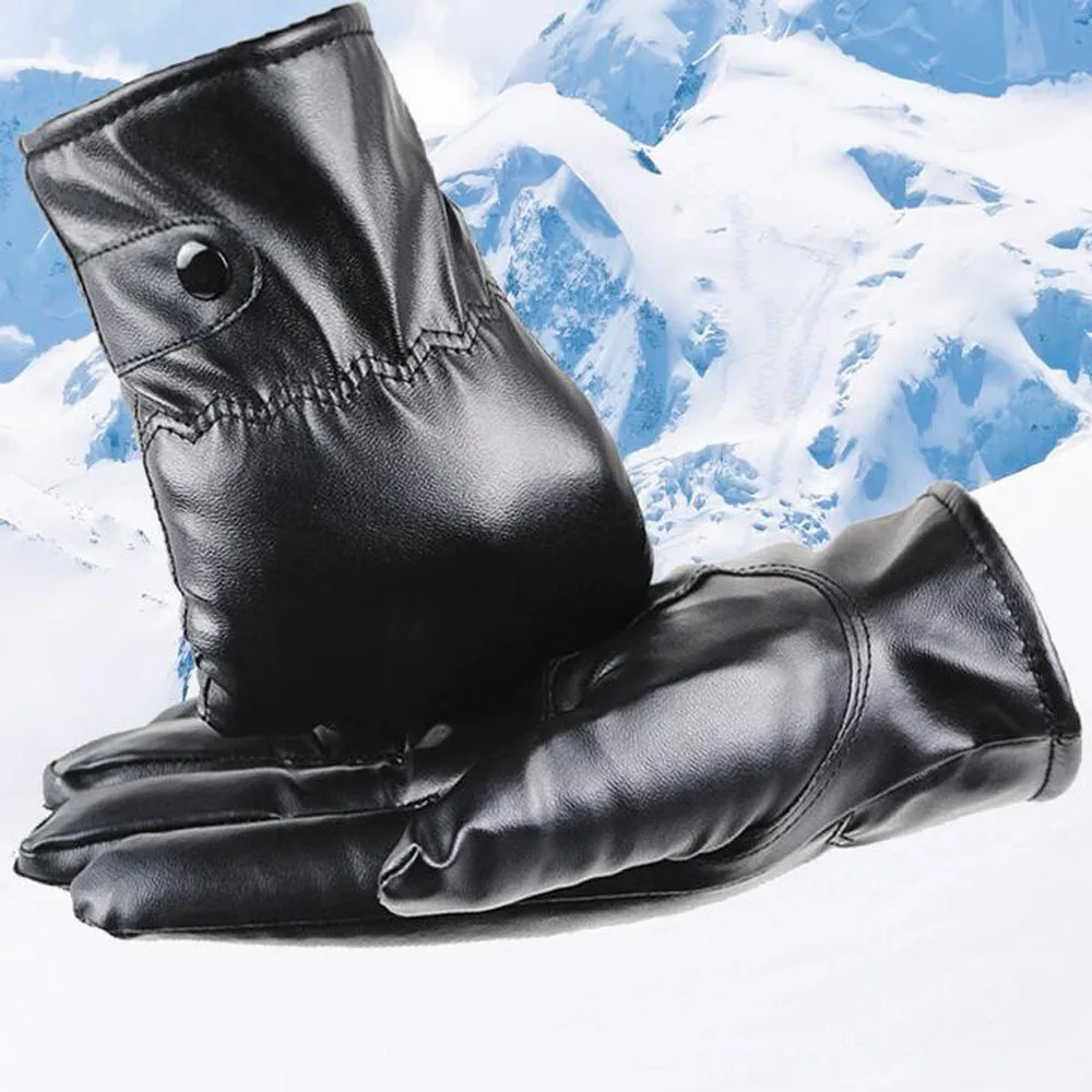 

Mens Luxurious Leather keep warm Winter Super Driving Warm Cashmere Gloves Cashmere Comfortable gloves L50/1225