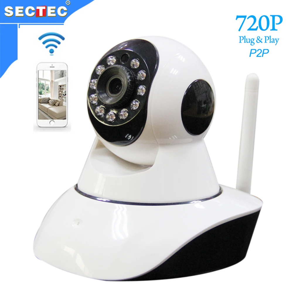 imágenes para SECTEC Plastic Home WIFI 720 P Cámara IP Envío Yoosee APLICACIÓN Móvil Baby Monitor de Alarma Inteligente de Visión Nocturna de Seguridad de Interior sistema imágenes para SECTEC Plastic Home WIFI 720 P Cámara IP Envío Yoosee APLICACIÓN Móvil Baby Monitor de Alarma Inteligente de Visión Nocturna de Seguridad de Interior sistema