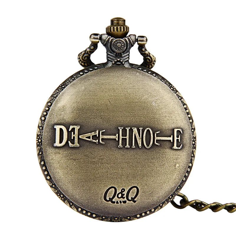 Ретро бронзовые винтажные карманные часы ожерелье, подвеска, цепочка с рисунком рыбы тема Мужские кварцевые карманные часы Relogio De Bolso Новинка