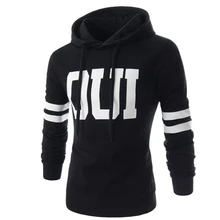 Hoodies Männer 2016 Marke Männlich Long Sleeve Hoodie Brief Streifen Sweatshirt Herren Moletom Masculino Hoodies Schlanke Trainingsanzug Off White