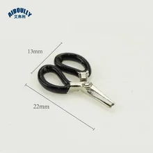 10 шт. кукольная Миниатюра 1:12 игрушка металла ножницами с движущимися Запчасти Длина 2 см Кукольный дом игрушки для Детский подарок