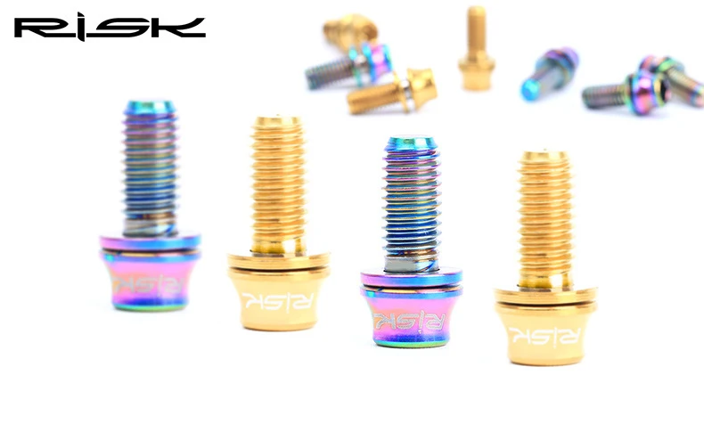 2 шт. M5x12mm титановая винтовая клетка болт конус держатель для бутылки воды Ti Винт