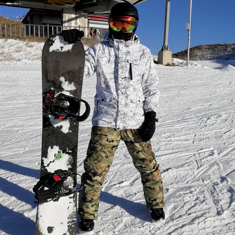 Snowboard Suits Winter Warm Snow Jacket And Pants Set