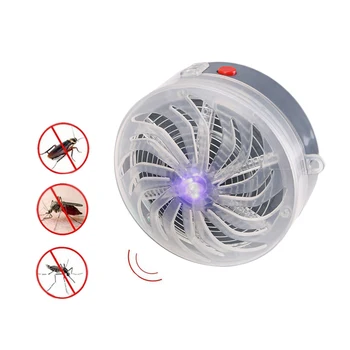 

Solar Repellent Powered Blue Light Mosquito Repellent Fly Insect Bug Mosquito Kill Zapper Killer Camp Outdoor Travel Device