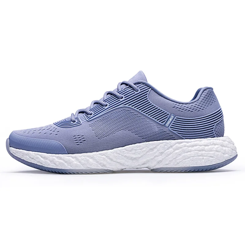 ONEMIX цвета слоновой кости спортивная обувь для мужчин высокотехнологичные кроссовки энергии падение марафон бег супер светильник отскок-58 подошва кроссовки - Цвет: grey blue