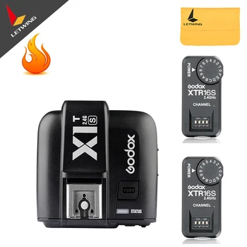 

Newest Godox X1T-S TTL 1/8000s 2.4G Trigger + 2x XTR-16S Receivers Set For Sony Cameras