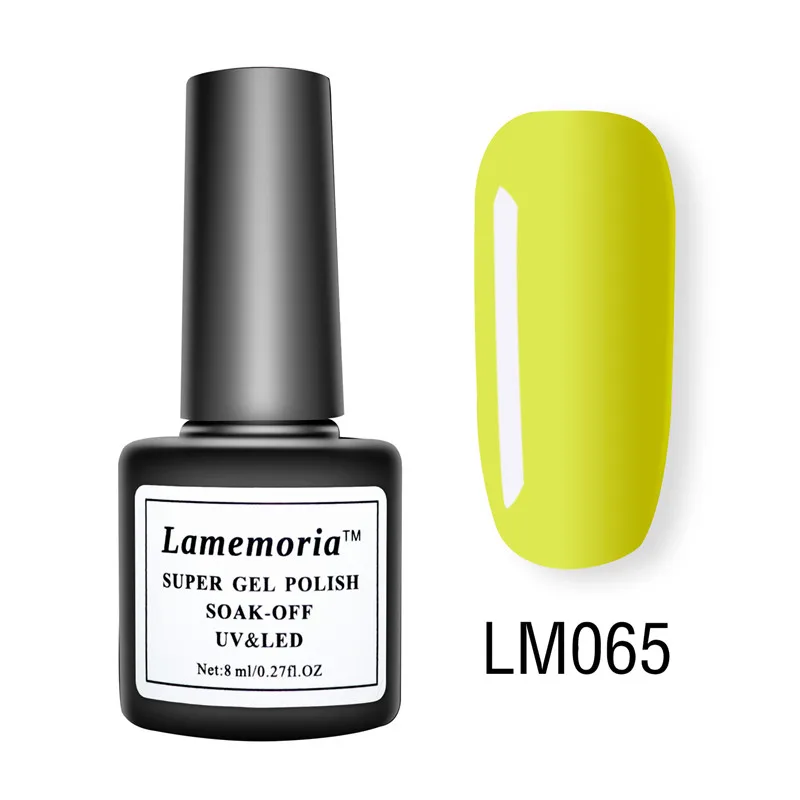 Lamemroia, 8 мл, Гель-лак для ногтей, 36 цветов на ваш выбор, УФ светодиодный, быстросохнущий, стойкий, замачиваемый, лак, модный