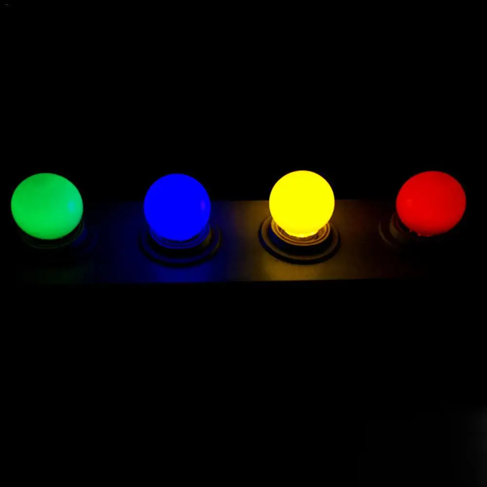 Цвет ful светодиодный прожектор лампа 1 Вт E27 7 цветов варианты