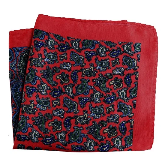 PH051 Pocket Square Портной Смит для мужчин s карманные квадраты Винтаж Большой размер в горошек клетчатый Пейсли костюм носовые платки роскошные мужские носовые аксессуары - Цвет: PH051 Pocket Square