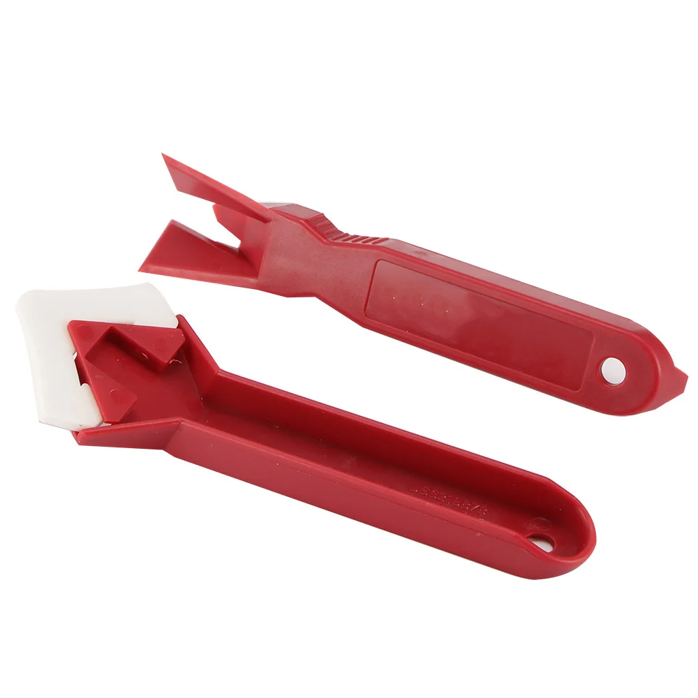 3 в 1 красный герметик угловой скребок силиконовый Затирка набор инструментов для удаления шпатель для кухни и ванной