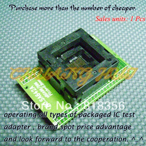 

SA642A Programmer Adapter UBGA96 BGA96 NP351-056-104 Pitch=0.8mm Adapter/IC SOCKET/IC Test Socket