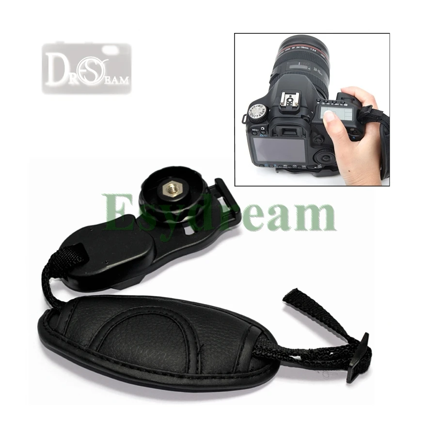 Ремешок из искусственной кожи для камеры Canon Nikon Sony Pentax DSLR SLR как E2|leather camera hand strap|dslr