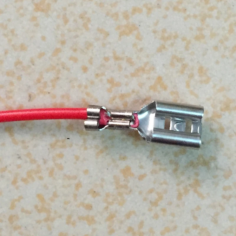 100 pcs 2.8mm Silver Terminal Crimp with case Female Spade Quick Connector Terminal for Chain cable Wires Arcade Jamma Harness