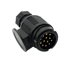 Wupp прицеп штекер 13-контактный 13-полюсным соединитель прицепа 12V фаркоп буксировки гнездо dd817; Прямая поставка