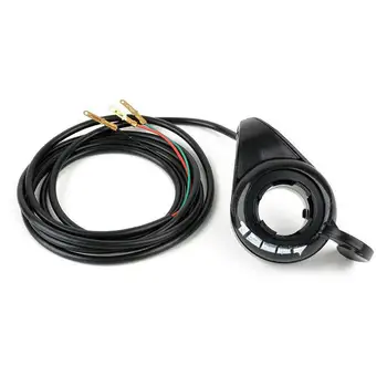 

Adeeing Black Thumb Gas Regulator Twist Throttle for Bike E-bike Electric Bicycle Thumb Gas Regulator with Cable r30
