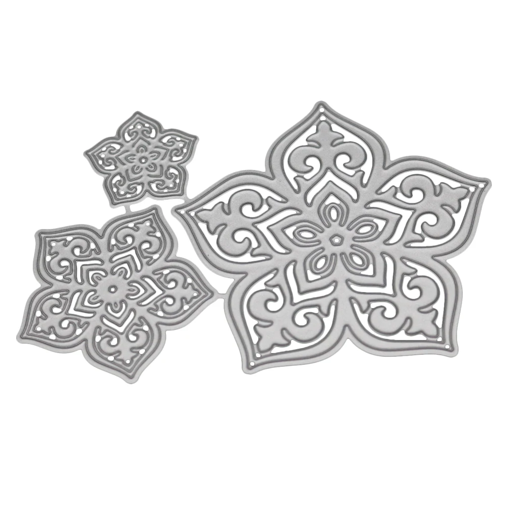 

Flower Metal Cutting Dies For Card Making Holiday Party Stamps DIY Album Background Embossing Stencil
